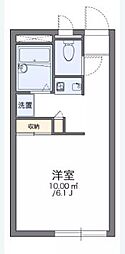 JR中央本線 西八王子駅 バス20分 館事務所下車 徒歩4分の賃貸マンション 1階1Kの間取り