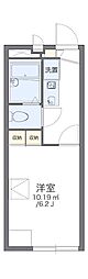 レオパレスメロディーベルイノ 1Kの間取図画像