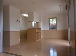 JR青梅線 小作駅 バス20分 藤橋小下車 徒歩3分の賃貸アパート 1階2LDKのリビング/ダイニング