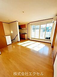 JR五日市線 武蔵五日市駅 徒歩10分の賃貸アパート 2階2LDKのリビング/ダイニング