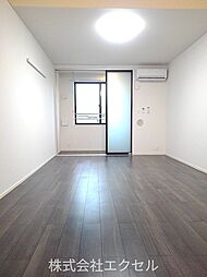 JR青梅線 牛浜駅 徒歩5分の賃貸アパート 2階ワンルームのリビング/ダイニング