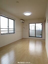 JR八高線 北八王子駅 徒歩9分の賃貸アパート 3階1LDKのリビング/ダイニング