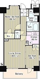 Orchard 2LDKの間取図画像