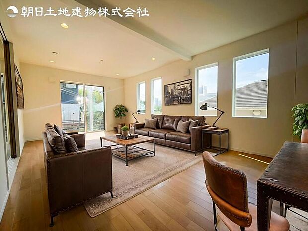 本画像はCGで作成しており、実際に現地に家具は置かれておりません。尚価格に家具は含まれておりません。