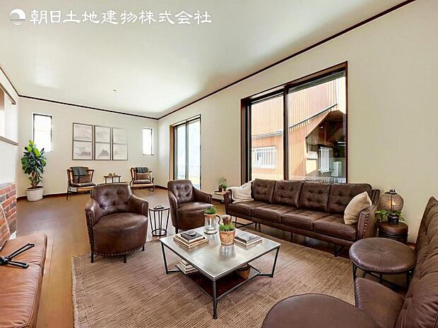 本画像はCGで作成しており、実際に現地に家具は置かれておりません。尚価格に家具は含まれておりません。