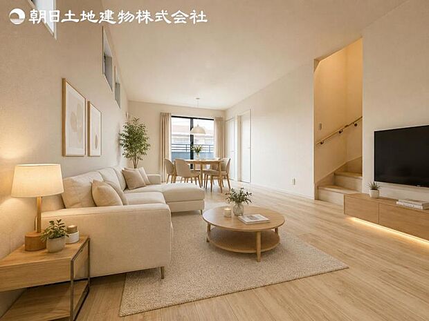 本画像はCGで作成しており、実際に現地に家具は置かれておりません。尚価格に家具は含まれておりません。