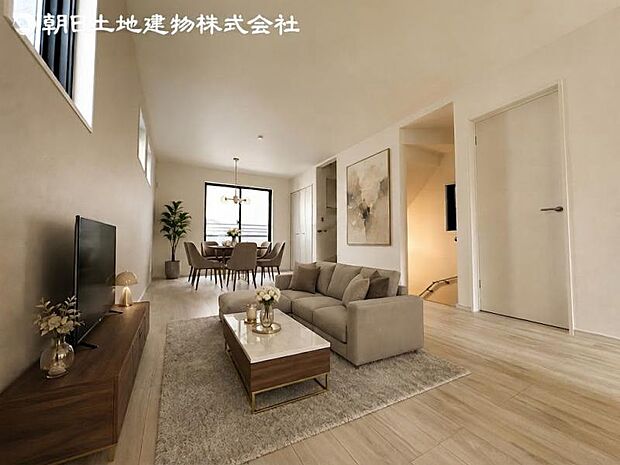本画像はCGで作成しており、実際に現地に家具は置かれておりません。尚価格に家具は含まれておりません。