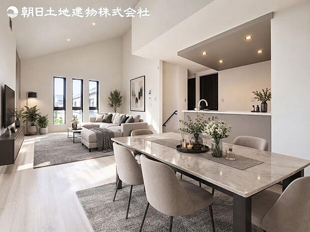 本画像はCGで作成しており、実際に現地に家具は置かれておりません。尚価格に家具は含まれておりません。