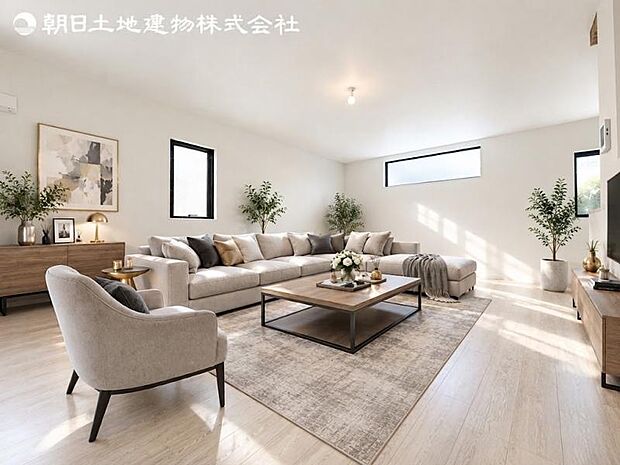 本画像はCGで作成しており、実際に現地に家具は置かれておりません。尚価格に家具は含まれておりません。
