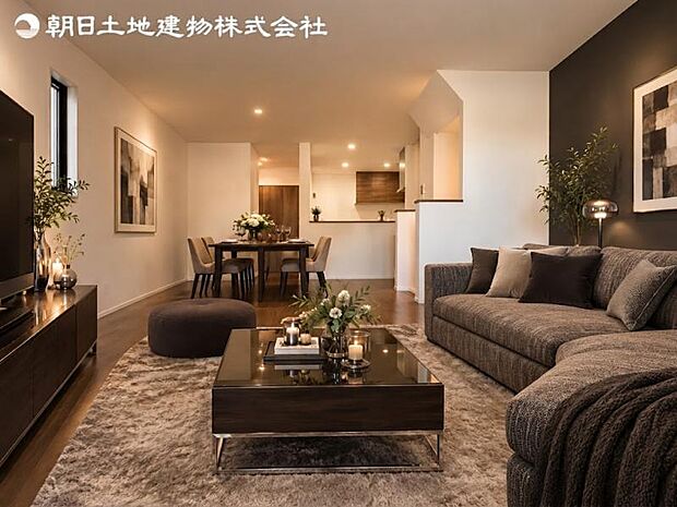 本画像はCGで作成しており、実際に現地に家具は置かれておりません。尚価格に家具は含まれておりません。