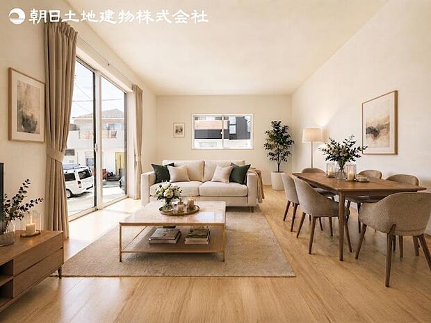 本画像はCGで作成しており、実際に現地に家具は置かれておりません。尚価格に家具は含まれておりません。