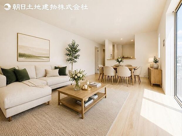 本画像はCGで作成しており、実際に現地に家具は置かれておりません。尚価格に家具は含まれておりません。