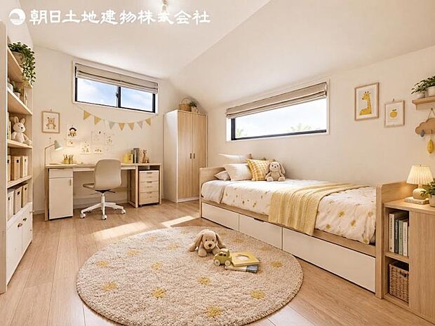 本画像はCGで作成しており、実際に現地に家具は置かれておりません。尚価格に家具は含まれておりません。