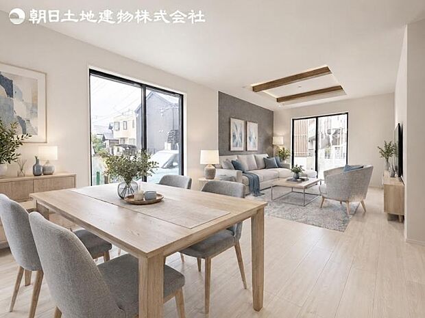 本画像はCGで作成しており、実際に現地に家具は置かれておりません。尚価格に家具は含まれておりません。