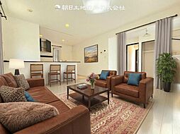 「栗平」駅　町田市真光寺町 4LDKのリビング/ダイニング