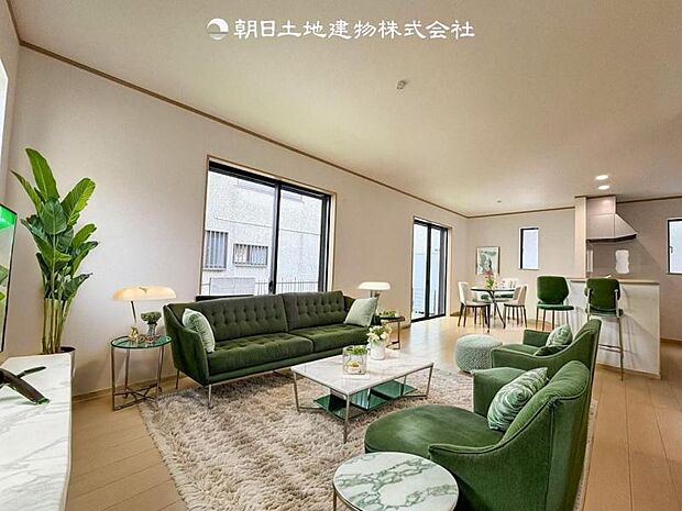 本画像はCGで作成しており、実際に現地に家具は置かれておりません。また、価格に家具は含まれておりません。