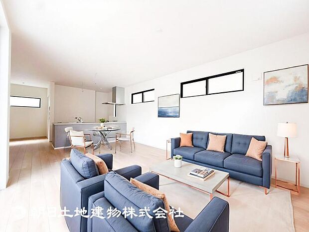 本画像はCGで作成しており、実際に現地に家具は置かれておりません。また、価格に家具は含まれておりません。