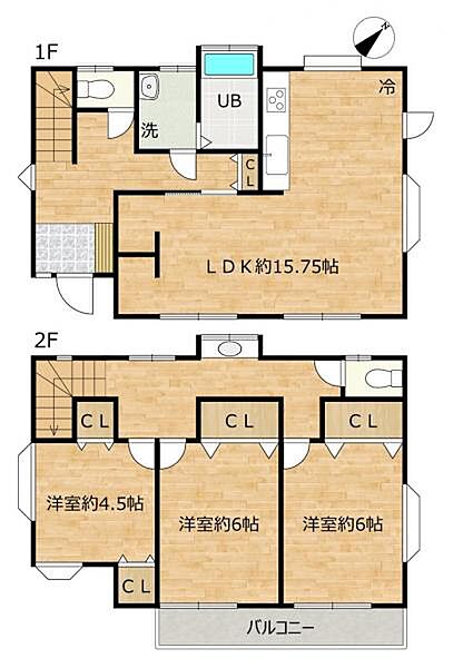 間取りを拡大表示