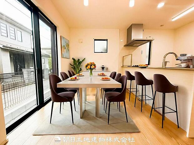 本画像はCGで作成しております。実際に現地に家具は置かれておりません。また、価格に家具は含まれておりません。