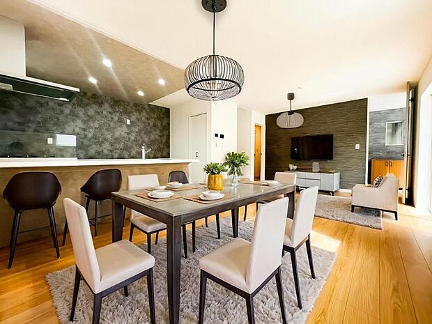 本画像はCGで作成しております。実際に現地に家具は置かれておりません。また、価格に家具は含まれておりません。