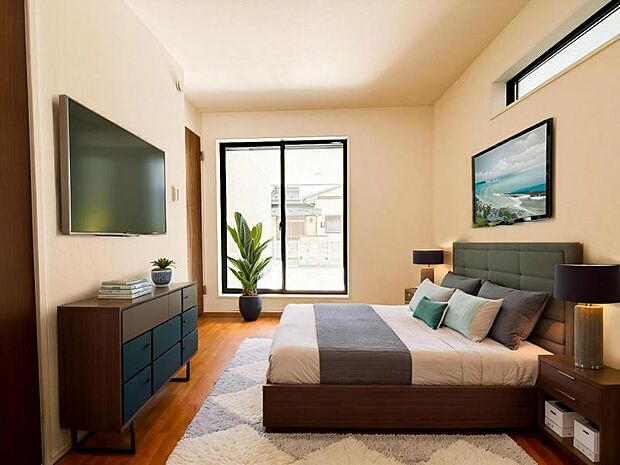 本画像はCGで作成しております。実際に現地に家具は置かれておりません。また、価格に家具は含まれておりません。