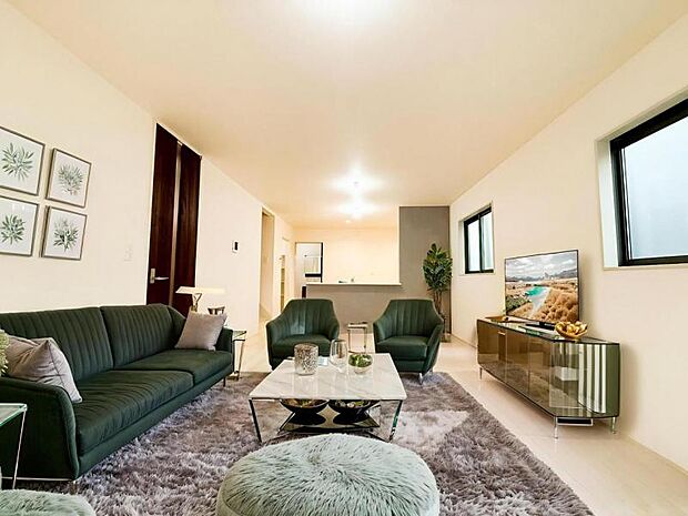 本画像はCGで作成しております。実際に現地に家具は置かれておりません。また、価格に家具は含まれておりません。