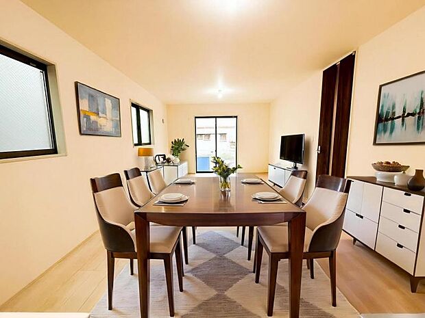 本画像はCGで作成しております。実際に現地に家具は置かれておりません。また、価格に家具は含まれておりません。