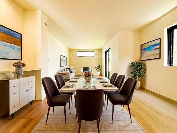 本画像はCGで作成しております。実際に現地に家具は置かれておりません。また、価格に家具は含まれておりません。