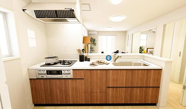 本画像はCGで作成しております。実際に現地に家具は置かれておりません。また、価格に家具は含まれておりません。