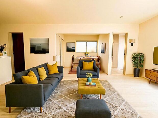 本画像はCGで作成しております。実際に現地に家具は置かれておりません。また、価格に家具は含まれておりません。