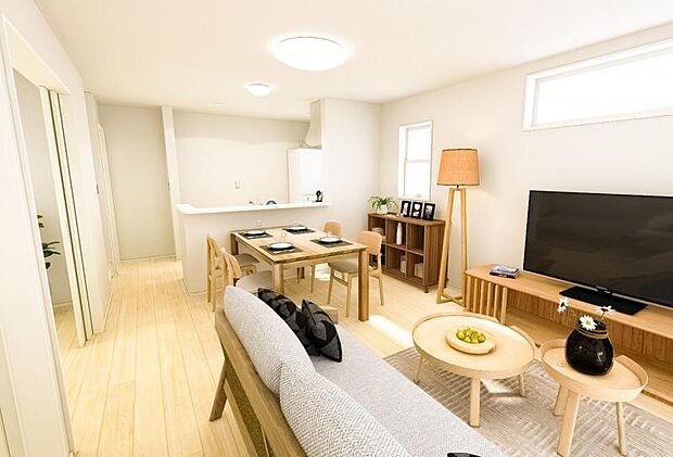 本画像はCGで作成しております。実際に現地に家具は置かれておりません。また、価格に家具は含まれておりません。