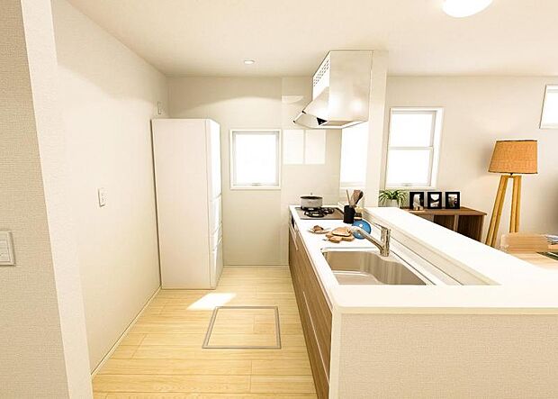 本画像はCGで作成しております。実際に現地に家具は置かれておりません。また、価格に家具は含まれておりません。