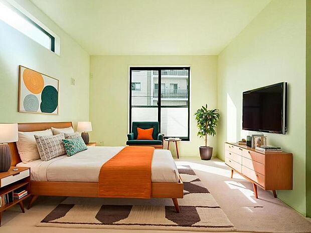 本画像はCGで作成しております。実際に現地に家具は置かれておりません。また、価格に家具は含まれておりません。