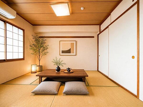 本画像はCGで作成しております。実際に現地に家具は置かれておりません。また、価格に家具は含まれておりません。