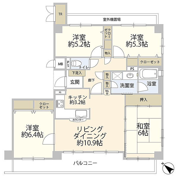 間取り：323000524164