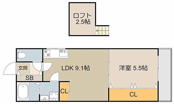 同じ建物の物件間取り写真 - ID:227081392632