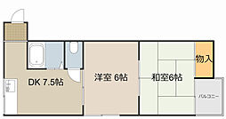 間取図画像 2DK