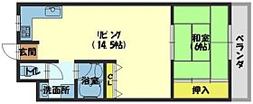 サンプラザ石津  ｜ 大阪府寝屋川市石津東町（賃貸マンション1LDK・1階・45.00㎡） その2