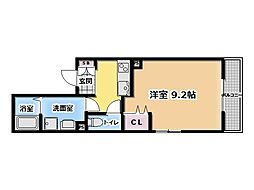 リブリ・コフレ 22 2階1Kの間取り