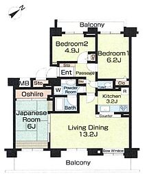 間取図画像 3LDK