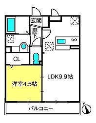 間取図画像 1LDK