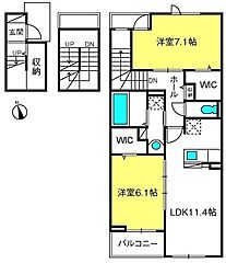 物件の間取り