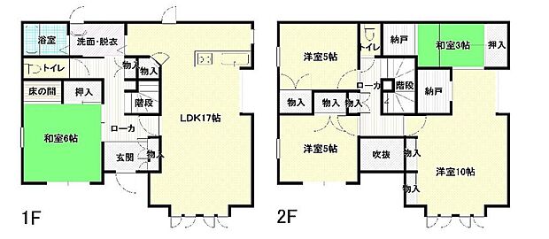 いの町天王南4丁目売家(4SLDK)の間取り