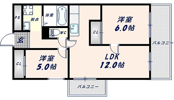 同じ建物の物件間取り写真 - ID:227084414641