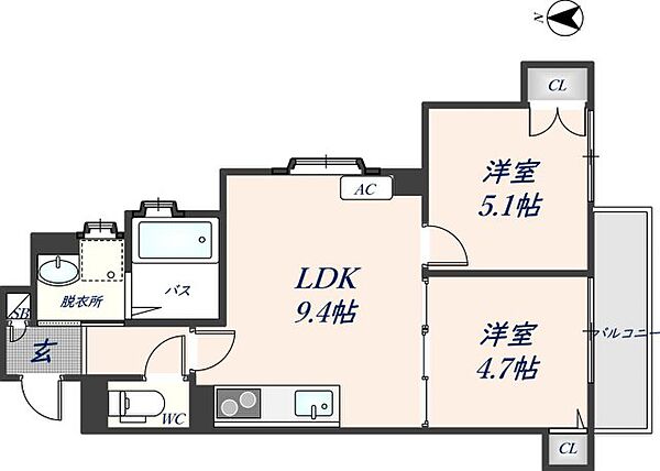 同じ建物の物件間取り写真 - ID:227085910377