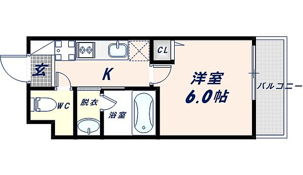 リアライズ布施駅前 1102｜大阪府東大阪市足代新町(賃貸マンション1K・11階・21.76㎡)の写真 その2