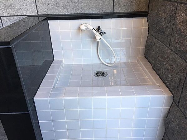 ペット足洗い場