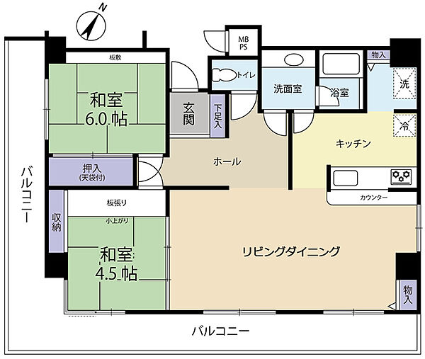 間取りを拡大表示