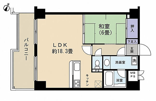 間取りを拡大表示