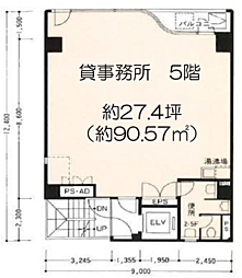石川第2LKビルの間取図画像